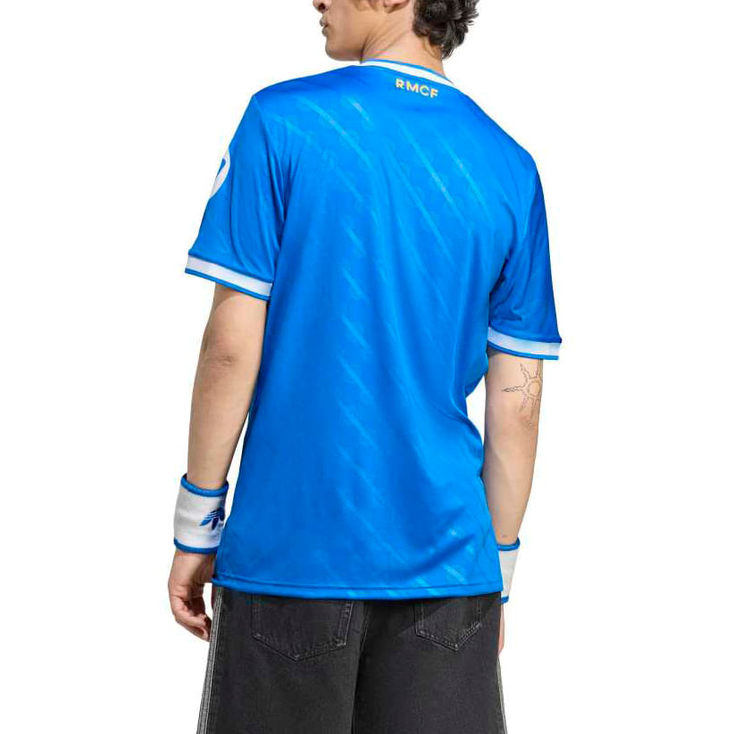 Adidas Camisa JV5845 M REAL MADRID III 25 Blue Bird Poliester -5-